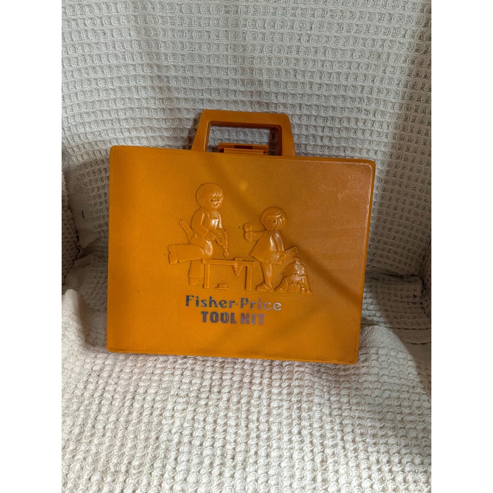 Vintage Unisex Fisher-Price Tool Kit 924 One Size Orange